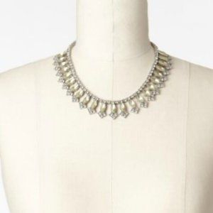 NWT Ann Taylor Crystal Marquis Necklace and Bracelet set